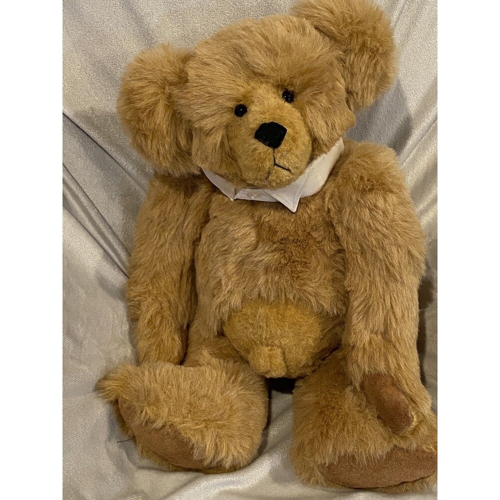 Teddy Bear 18" Brown Soft Plush Collectible Stuffed Animal With Belly Button